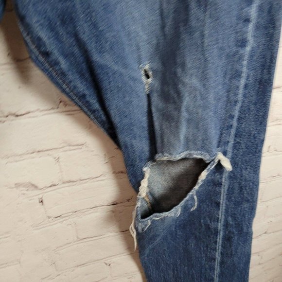 SALE 5/$25 Levi's Womens 501 High Rise Button Fly Skinny Jeans Medium Wash Blue - Picture 3 of 12